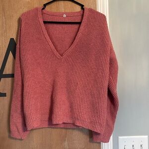 Pink sweater